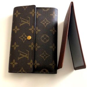 LV monogram canvas Porte-Tresor Etui Papier Wallet